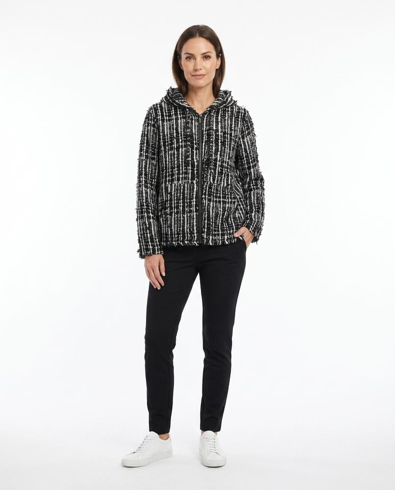 Theresa Mode - Vadan | Strukturierte Gestreifte Jacke Unisex