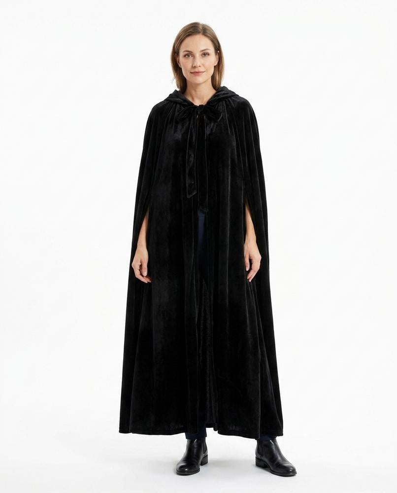Theresa Mode - Misen | Samtiger Langer Mantel Unisex