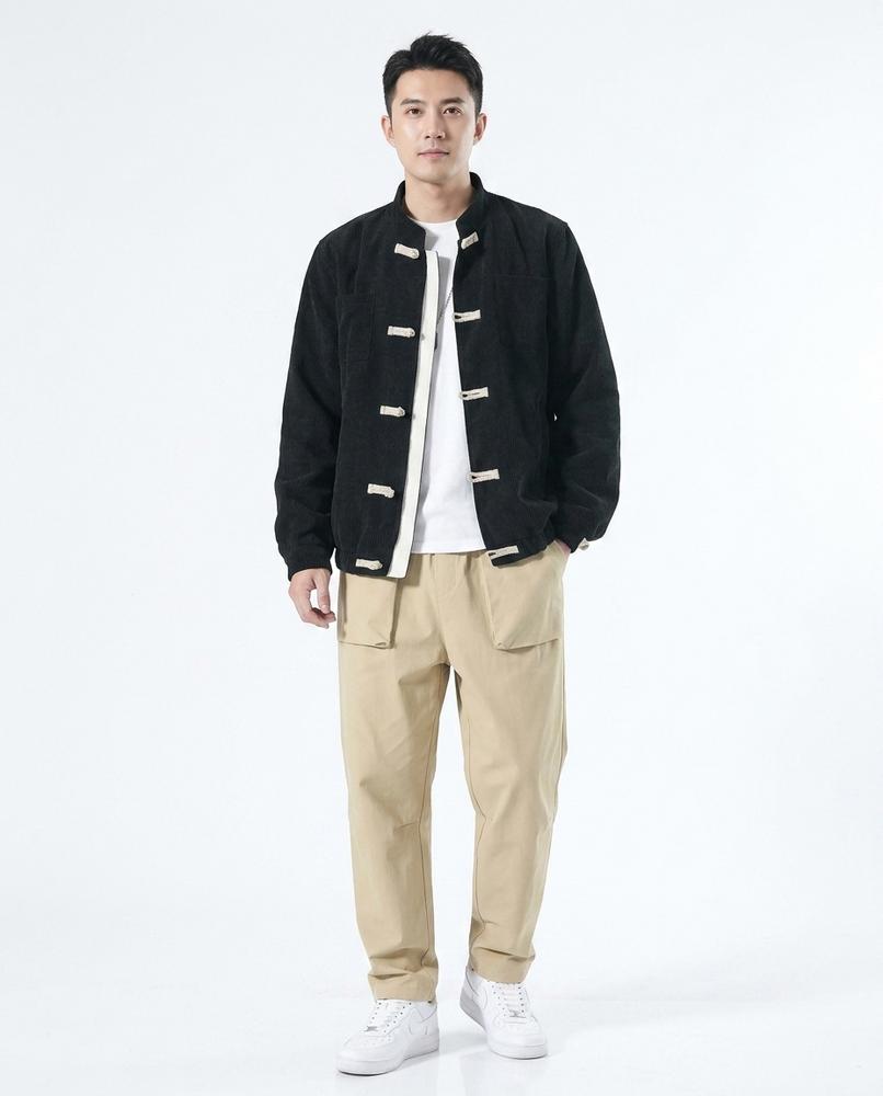 Theresa Mode - Lemar | Cord Geknebelte Jacke Herren