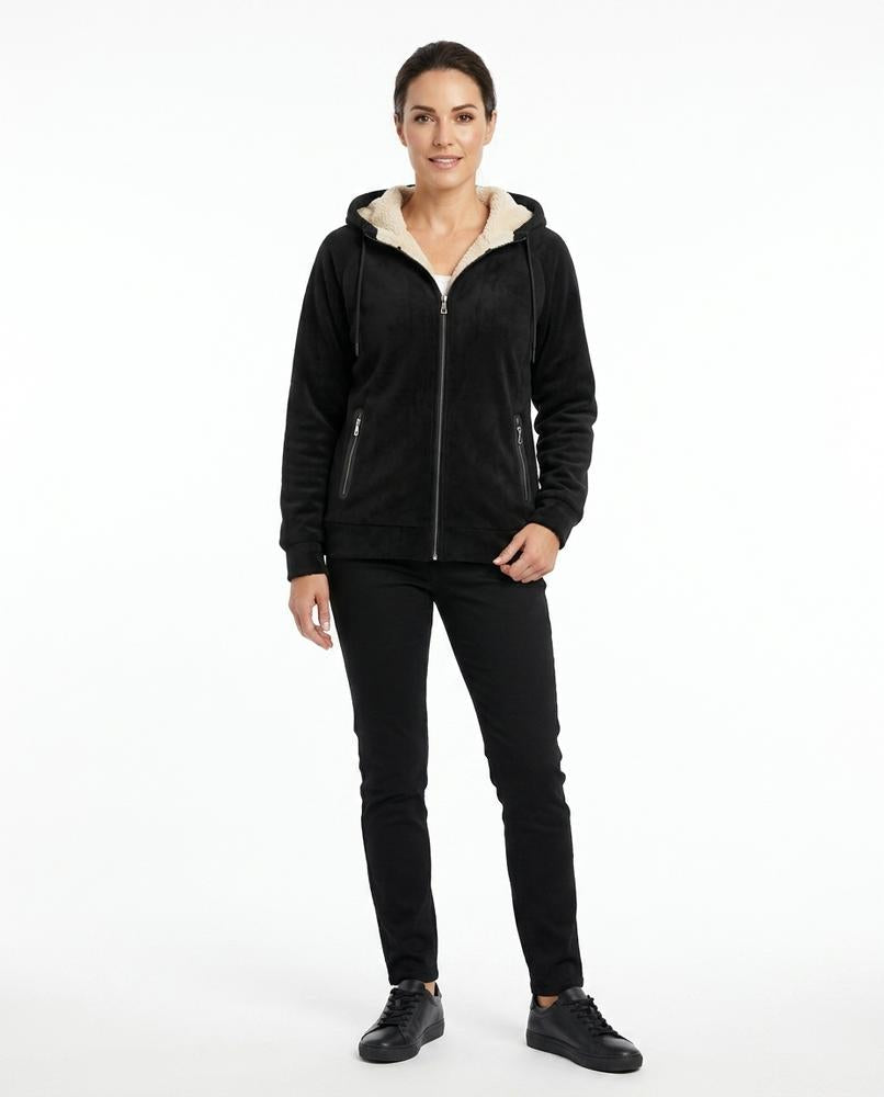 Theresa Mode - Comon | Gefütterter Samtiger Hoodie Herren