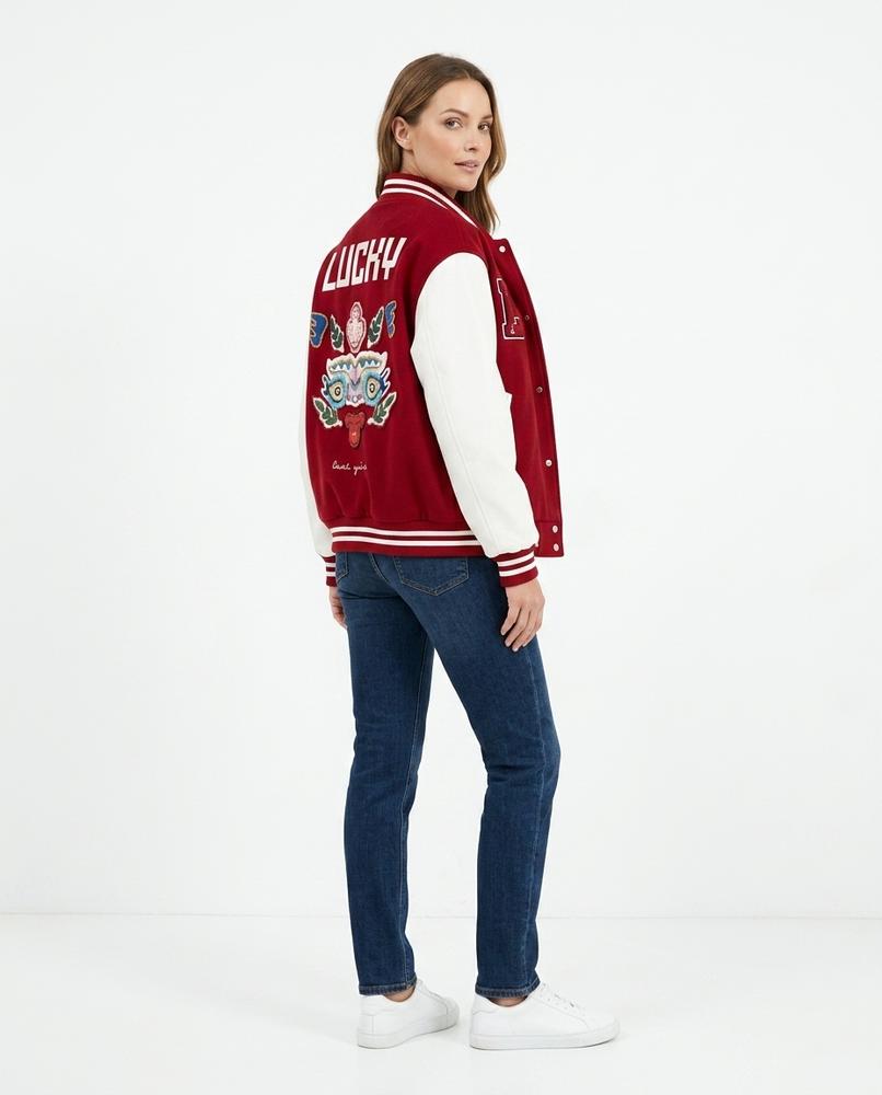 Theresa Mode - Tiken | Applizierte Gestreifte Jacke Unisex