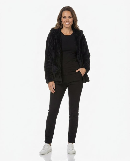 Theresa Mode - Ellor | Gekapuzt Plüschig Jacke Unisex