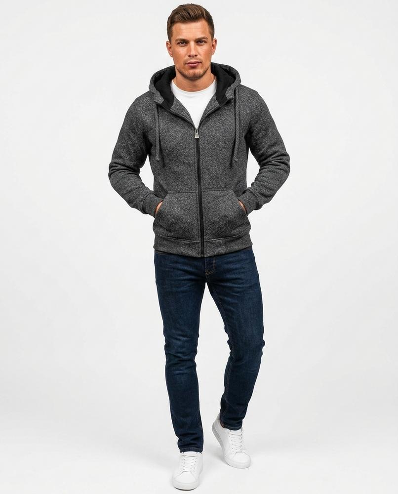 Theresa Mode - Zeral | Meliert Gefüttert Hoodie Herren