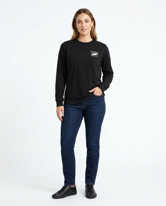 Theresa Mode - Tavin | Langärmlig Bedruckt Sweatshirt Unisex