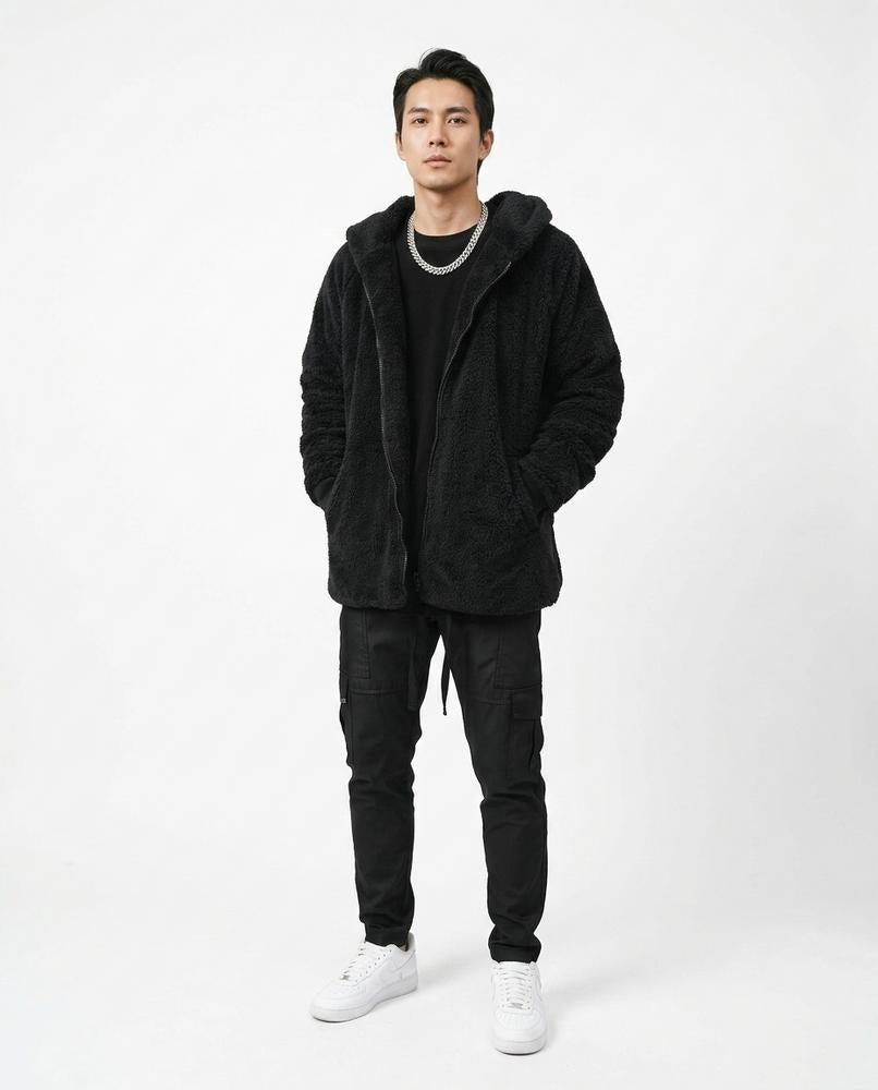Theresa Mode - Roren | Reißverschluss Teddyfleece Jacke Herren