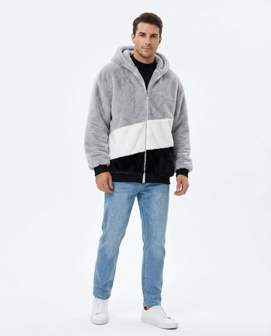 Theresa Mode - Cadan | Plüschig Mehrfarbig Jacke Unisex