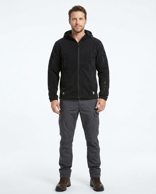 Theresa Mode - Elvan | Reißverschluss Fleece Jacke Herren
