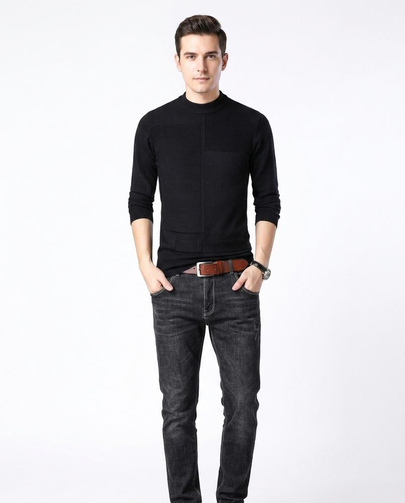 Theresa Mode - Cazan | Strukturiert Feinstrick Pullover Herren