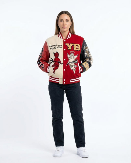 Theresa Mode - Vemor | Bestickt Mehrfarbig Jacke Unisex