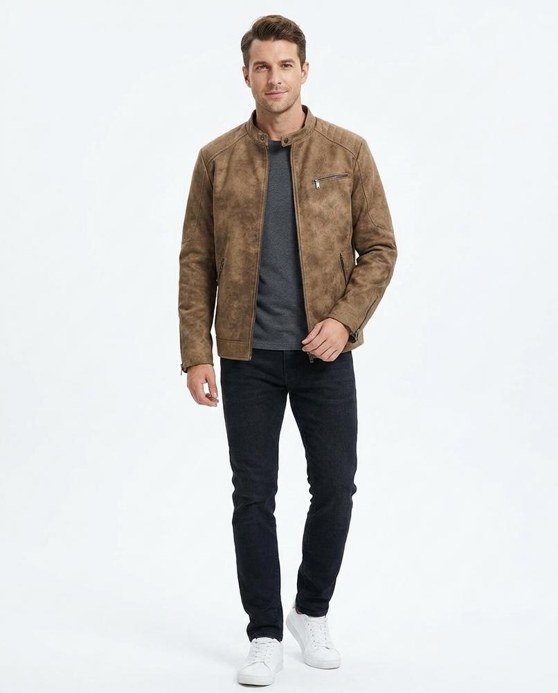 Theresa Mode - Rivar | Gesteppte Gewaschene Jacke Herren