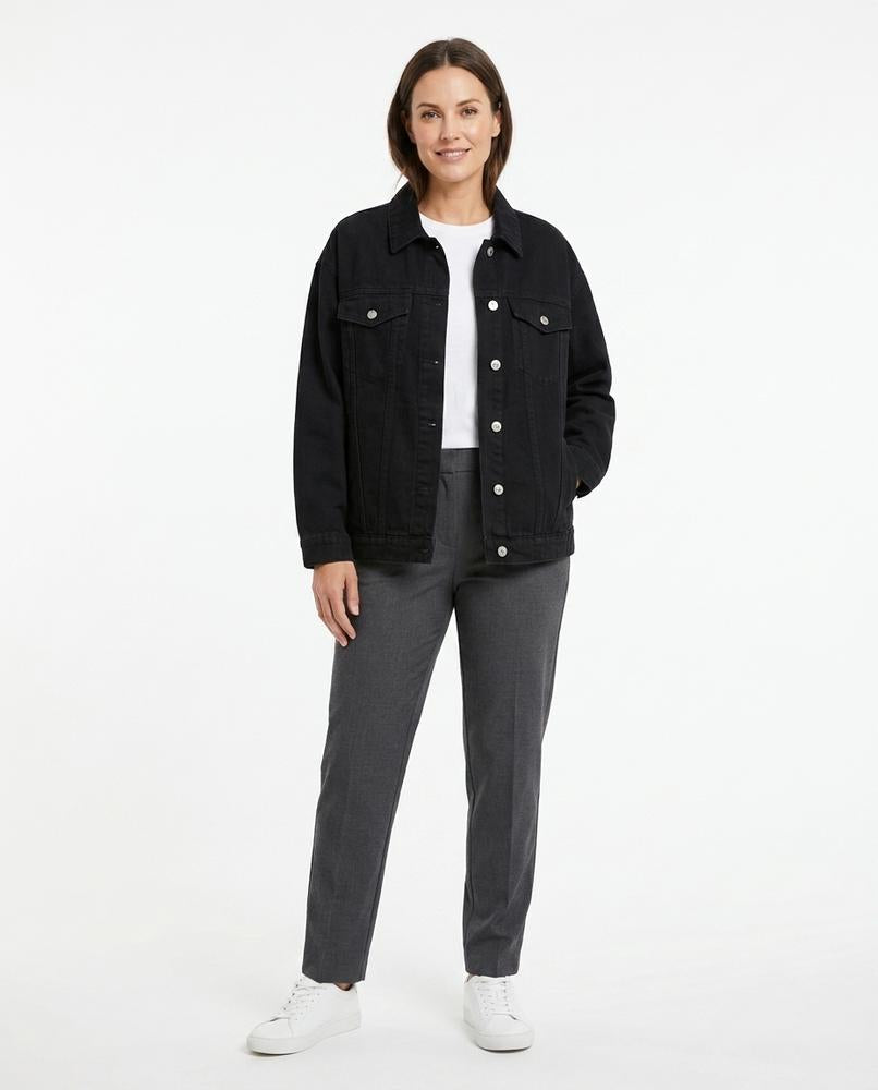 Theresa Mode - Maron | Geknöpfte Baumwollene Jacke Unisex