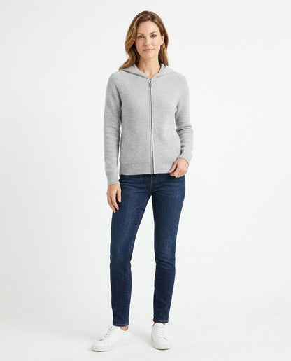 Theresa Mode - Miven | Gerippter Feingestrickter Hoodie Unisex