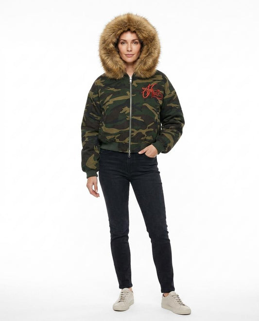 Theresa Mode - Talar | Gecamouflaget Gefüttert Jacke Unisex