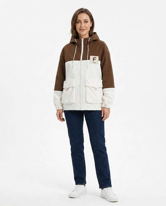 Theresa Mode - Lesel | Zweifarbige Gefütterte Jacke Unisex