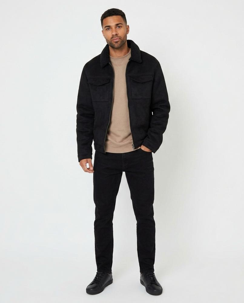 Theresa Mode - Milin | Gefütterte Veloursartige Jacke Herren