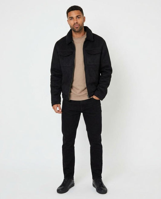 Theresa Mode - Milin | Gefütterte Veloursartige Jacke Herren