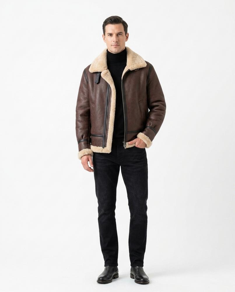 Theresa Mode - Vipel | Gefütterte Asymmetrische Jacke Herren