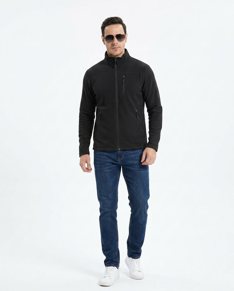 Theresa Mode - Aelom | Strukturierte Fleece Jacke Herren