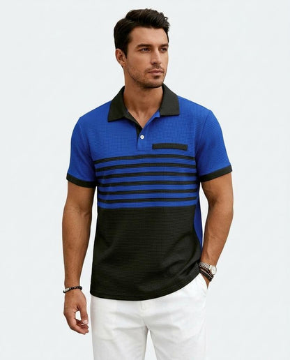 Theresa Mode - Zimim | Strukturiertes Gestreiftes Shirt Herren