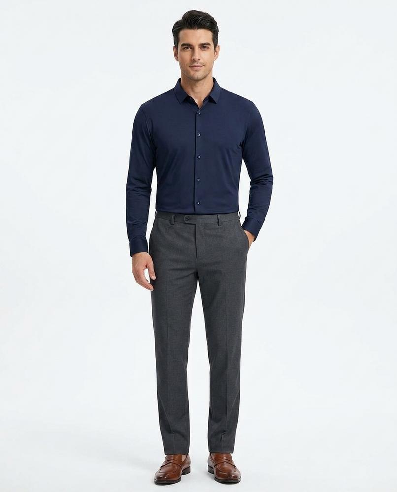 Theresa Mode - Eelem | Elastisch Langärmlig Hemd Herren