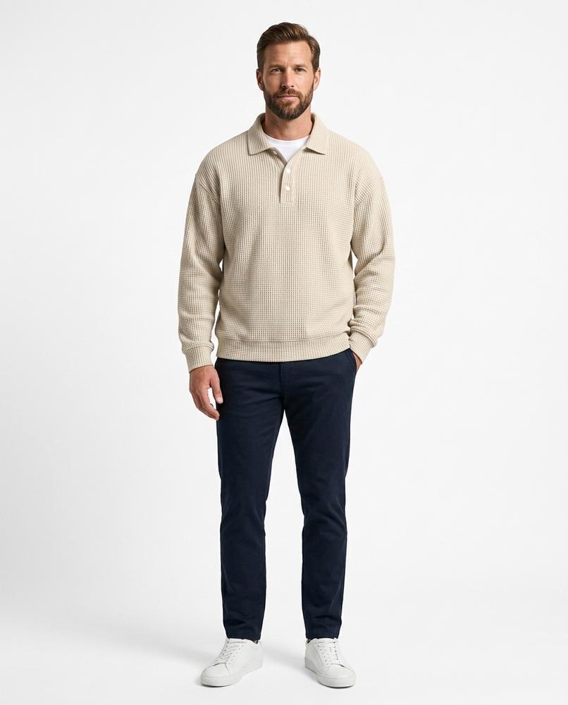 Theresa Mode - Aegad | Strukturiert Langärmlig Pullover Herren