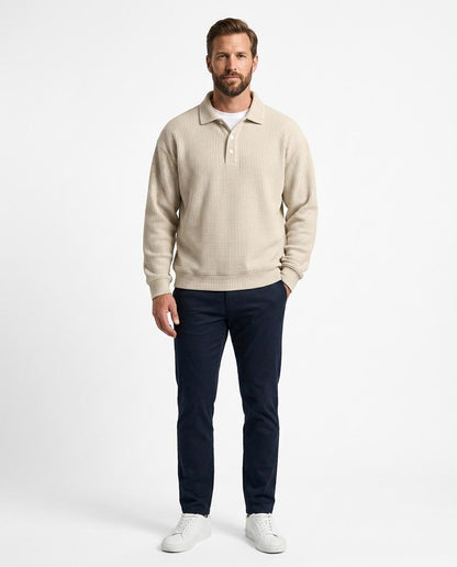 Theresa Mode - Aegad | Strukturiert Langärmlig Pullover Herren