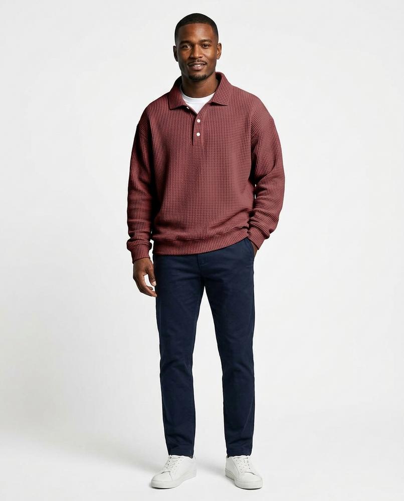 Theresa Mode - Aegad | Strukturiert Langärmlig Pullover Herren