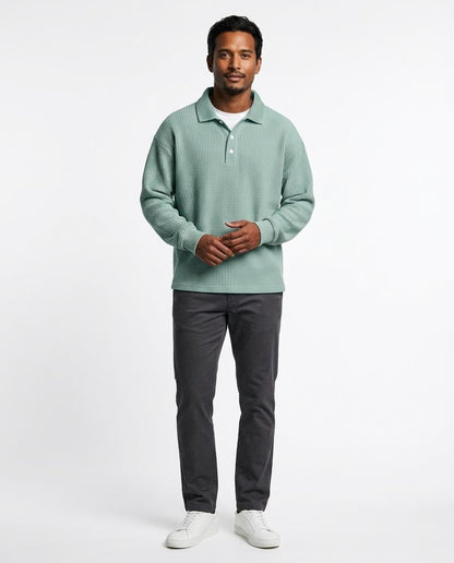 Theresa Mode - Aegad | Strukturiert Langärmlig Pullover Herren